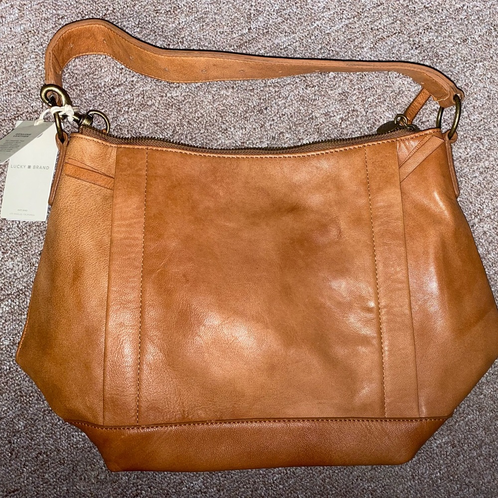 Lucky Brand never used leather bag